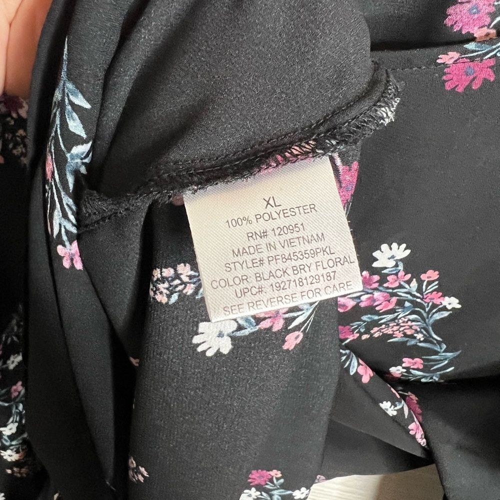 Pink Republic Floral Blouse Size XL - Picture 5 of 6